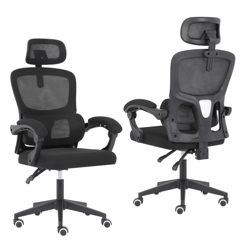 Black adjustable home office chair