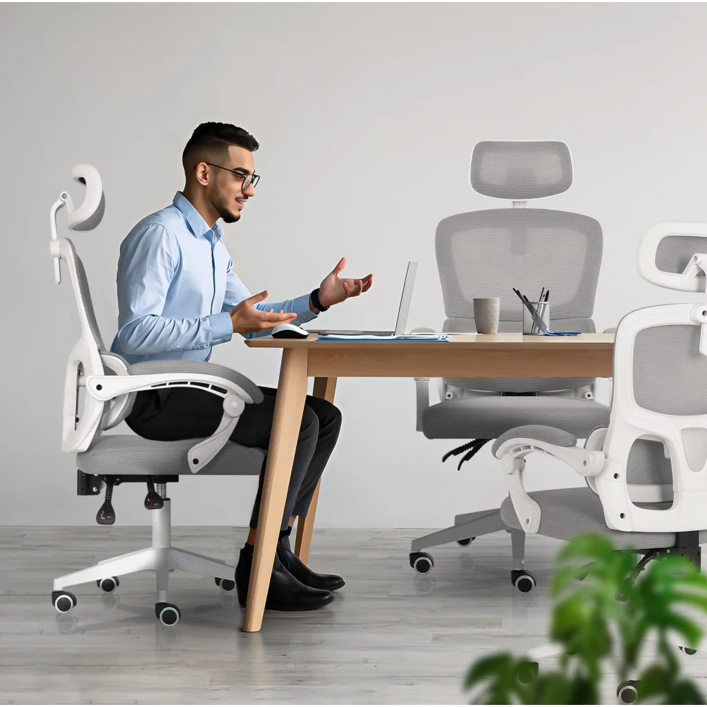 Ergonomic Reclining Office Chair - Lumbar Support