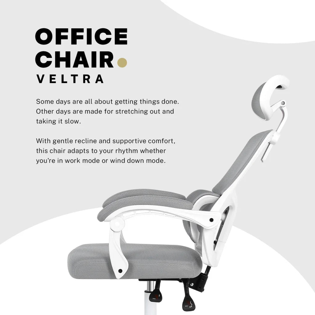 Ergonomic Reclining Office Chair - Lumbar Support