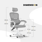 Ergonomic Reclining Office Chair - Lumbar Support