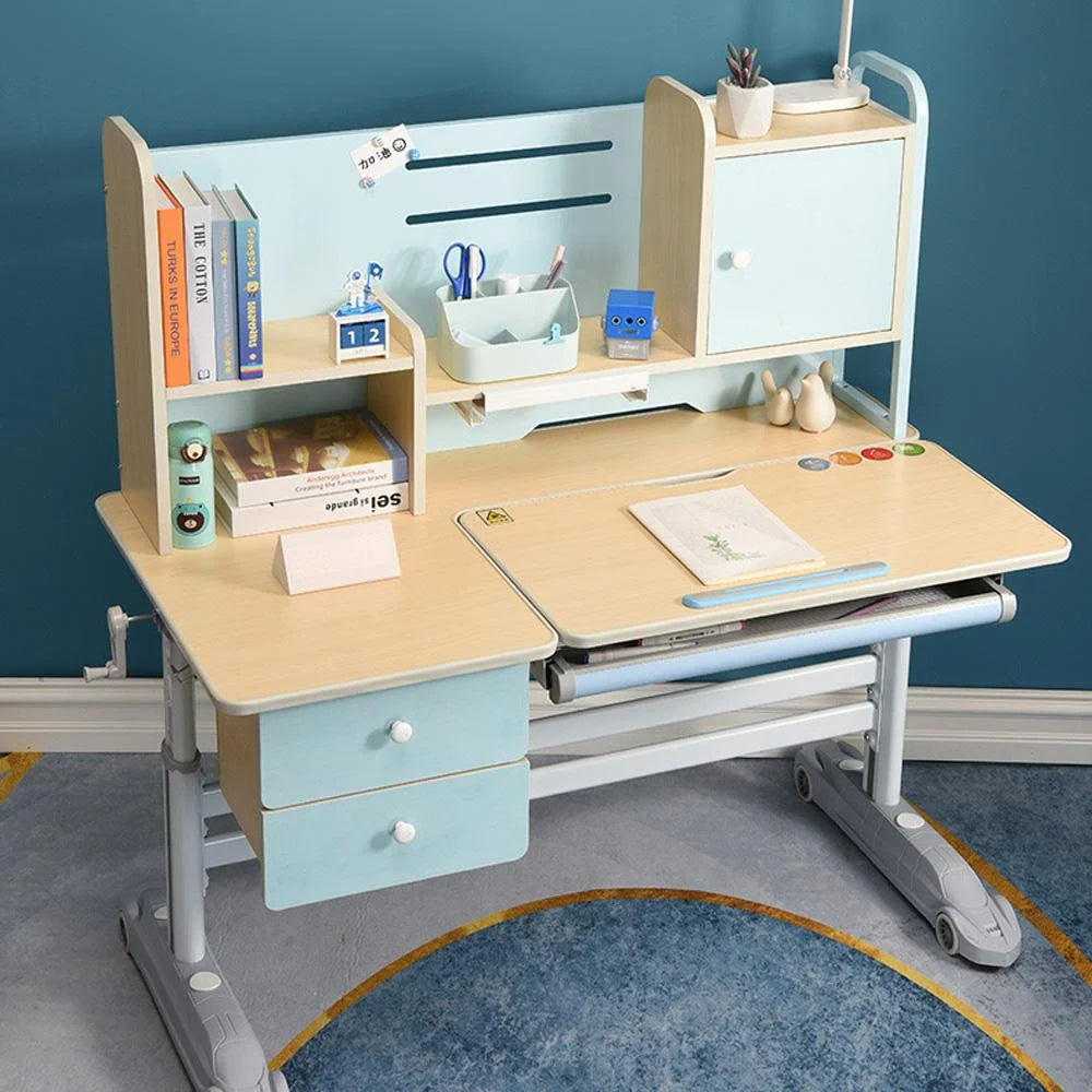 Ergonomic Study Desk and Chair Set for Kids Height