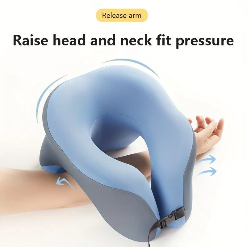 Ergonomic U-shaped core pillow for napping – Lightweight