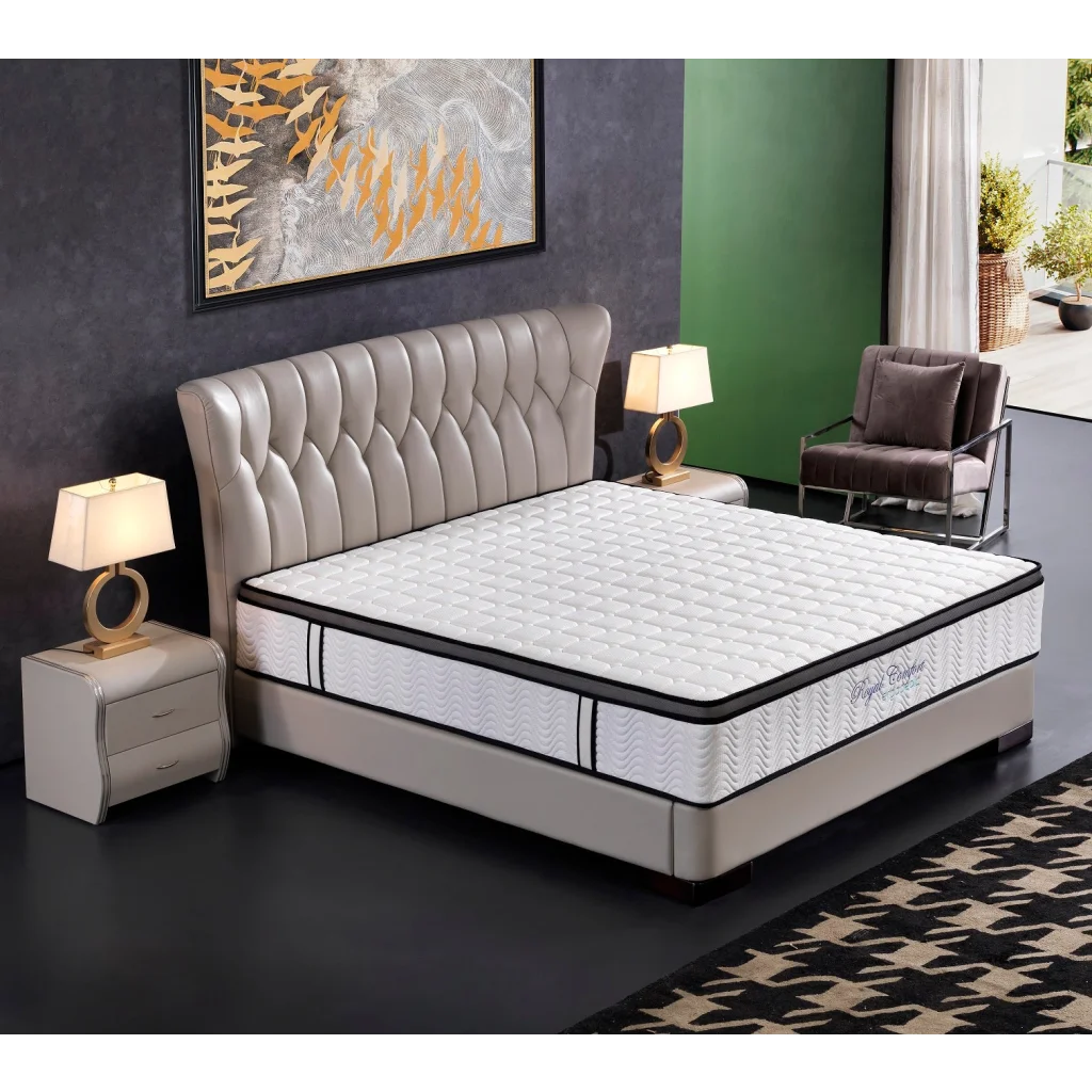 Spring 30cm Ergopedic Mattress 5 Zone Latex Pocket Spring Mattress In A Box 30cm ...
