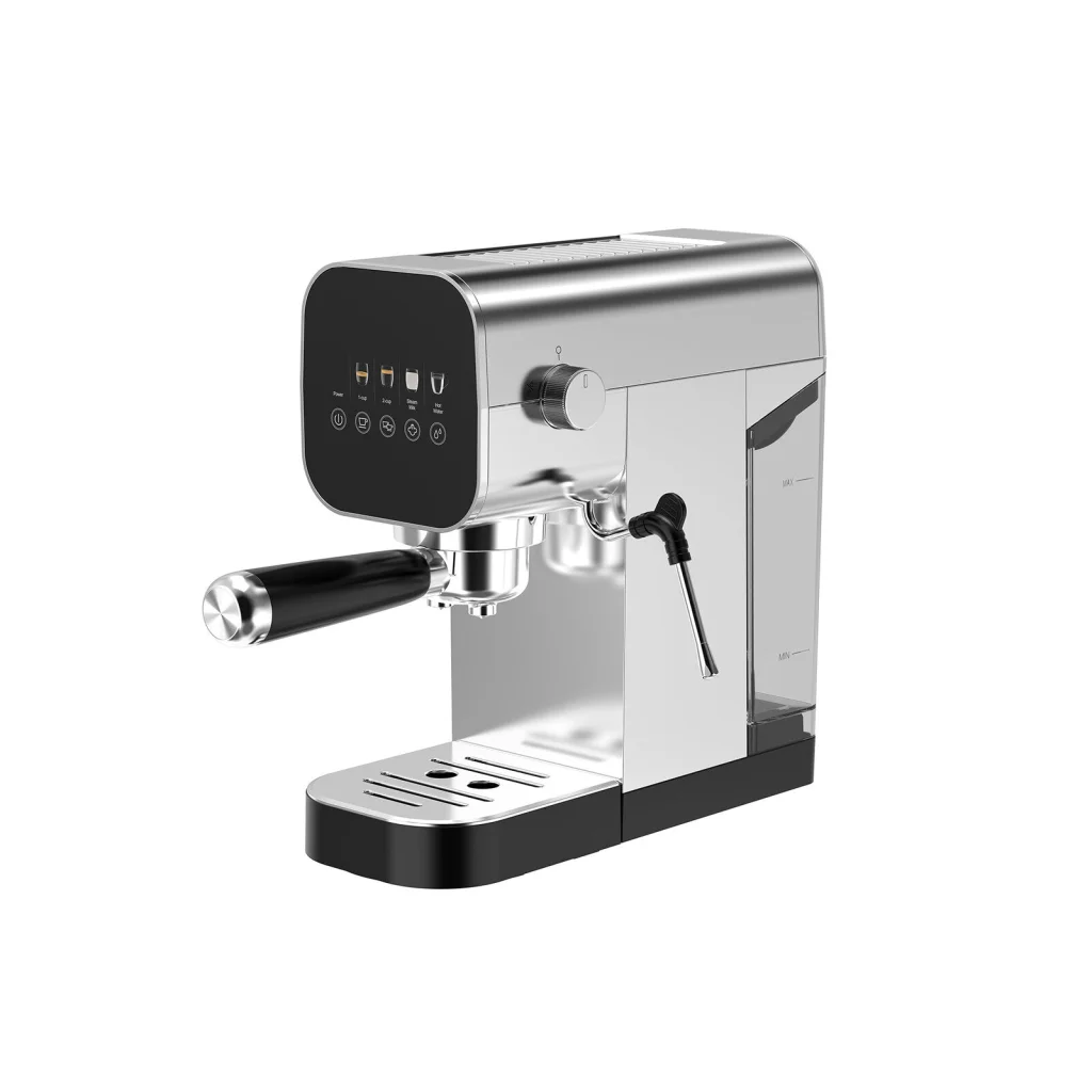 Espresso Coffee Machine Touch Screen Operation with 20-Bar