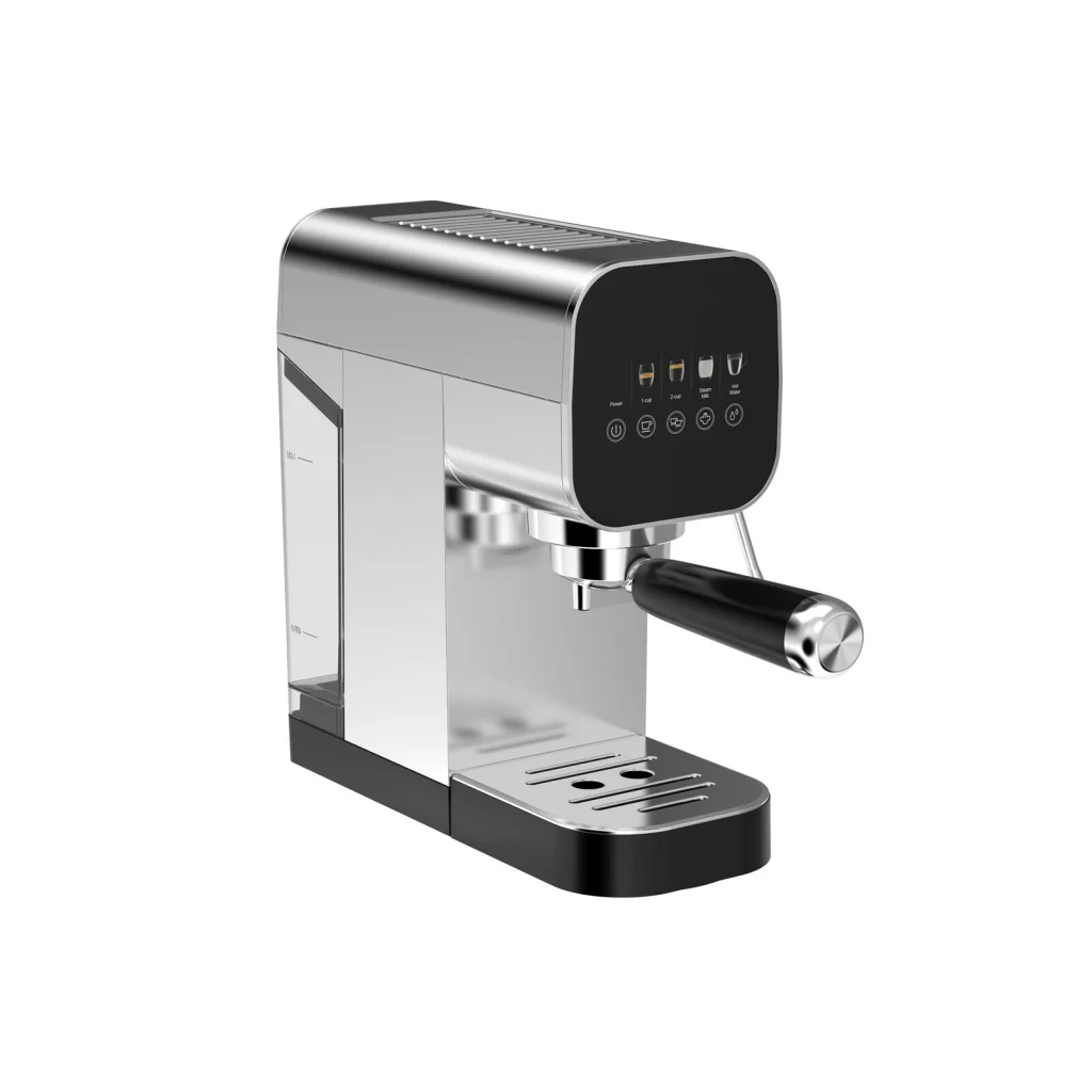 Espresso Coffee Machine Touch Screen Operation with 20-Bar