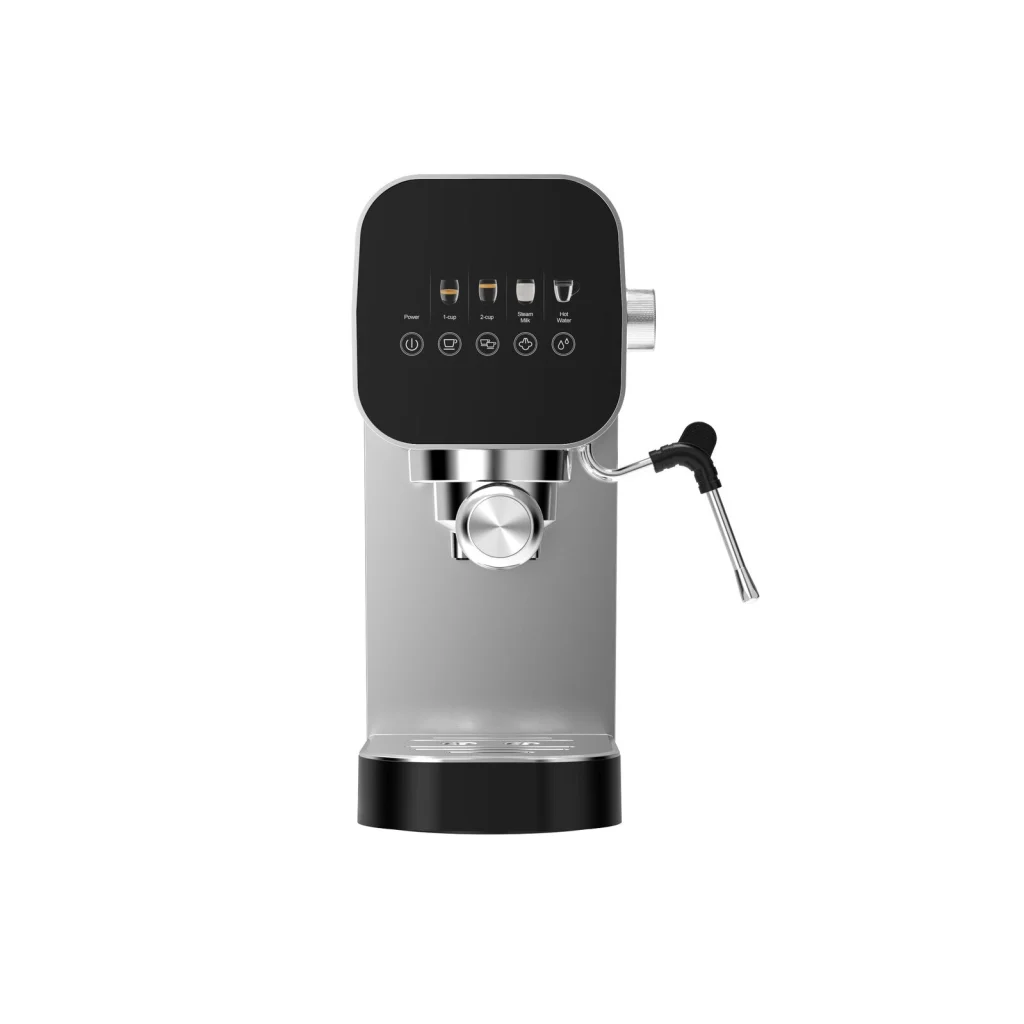 Espresso Coffee Machine Touch Screen Operation with 20-Bar
