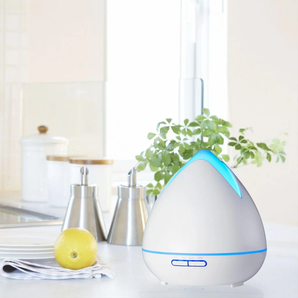 Essential oil diffuser with boxed accessories and matching pieces
