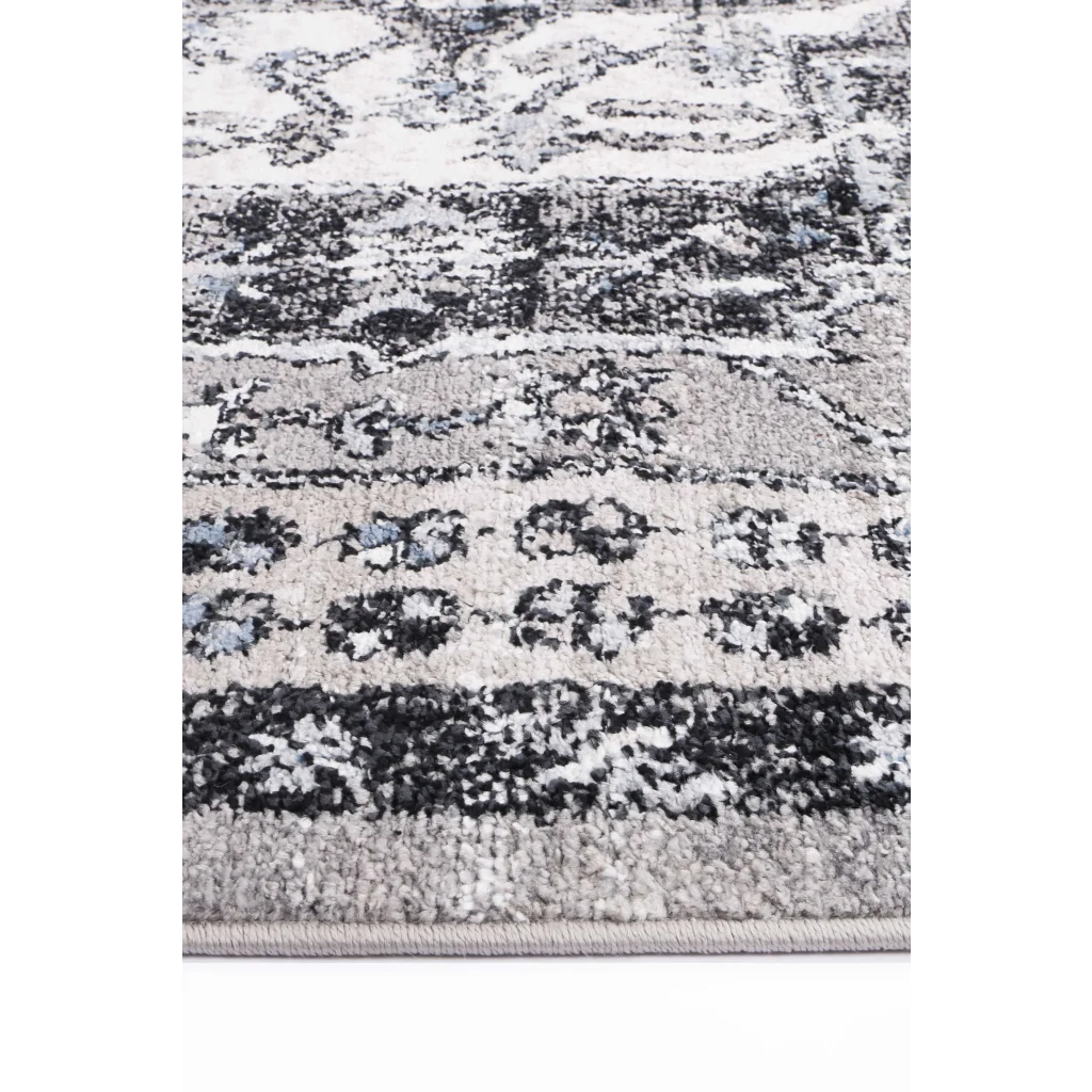 Estate ESTA05 Grey Rug - 160x230 - Home & Garden