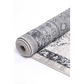 Grey 80x150 floor rug with estate surface pattern and woven pile