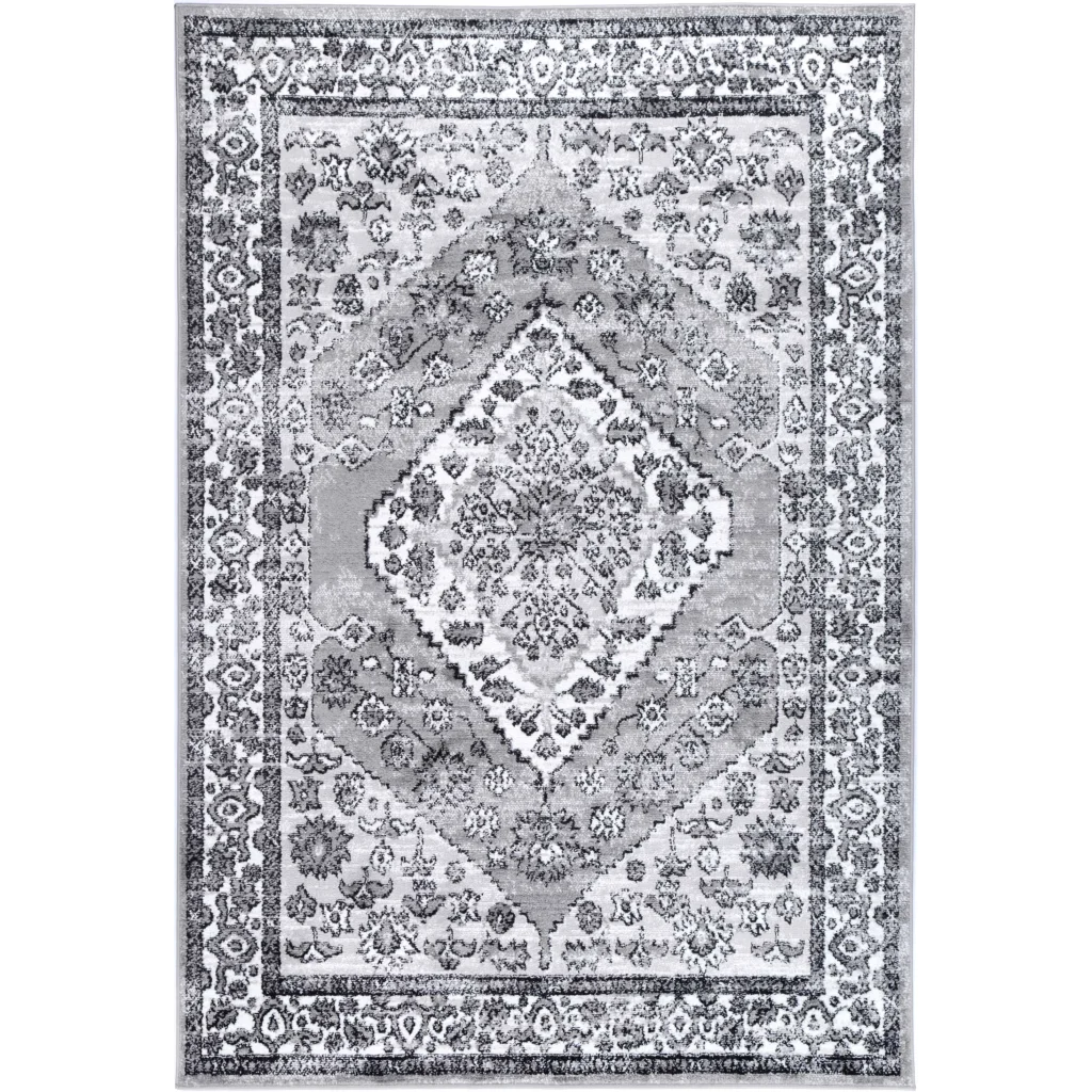 Estate ESTA09 Grey Rug - 80x150 - Home & Garden