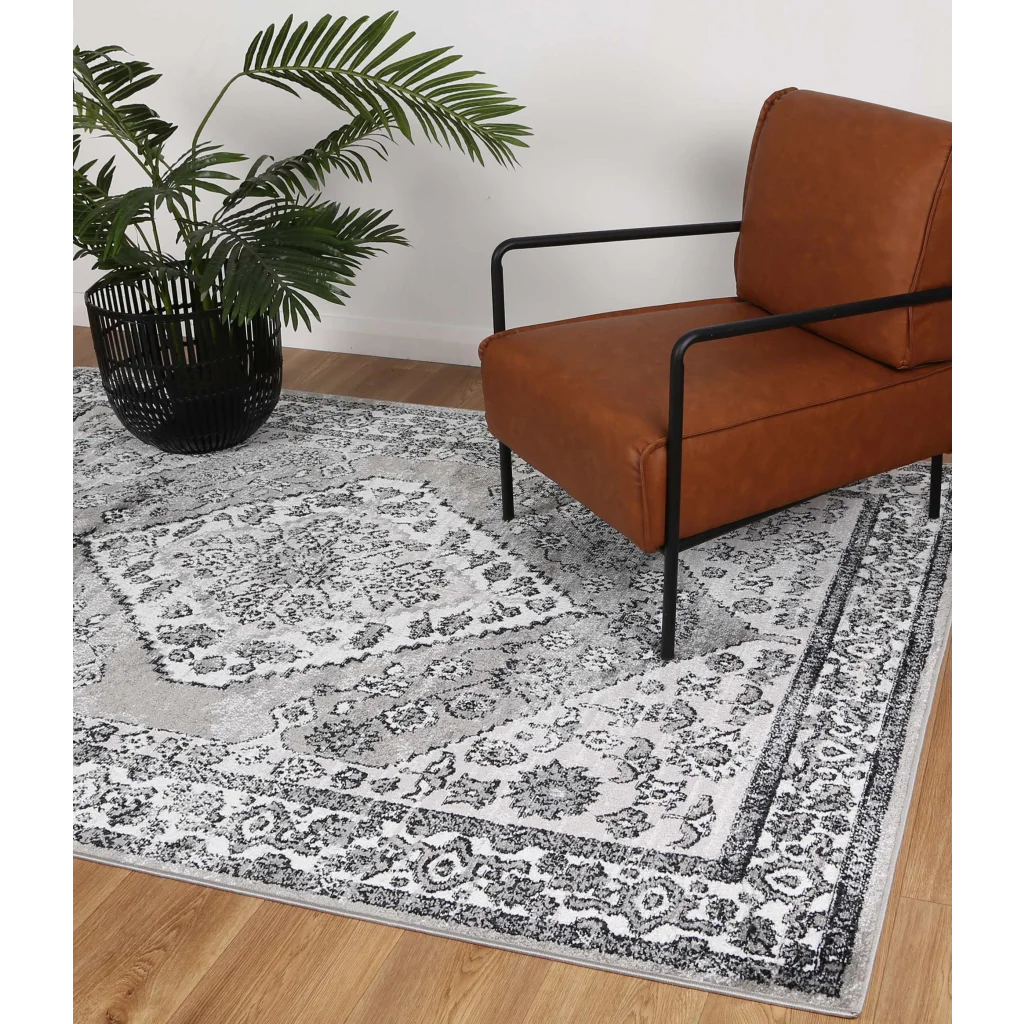 Estate ESTA09 Grey Rug - 80x150 - Home & Garden