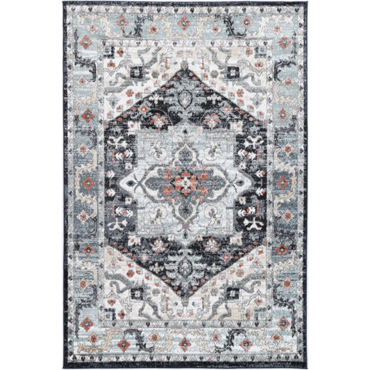 Estate ESTA10 Charcoal Rug - 80x150 - Home & Garden