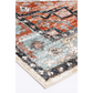 80x150 floor rug with woven pile and bound edges