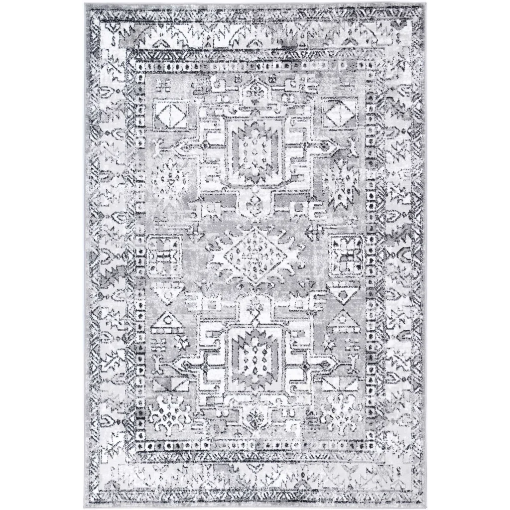 Estate ESTA14 Grey Rug - 80x150 - Home & Garden