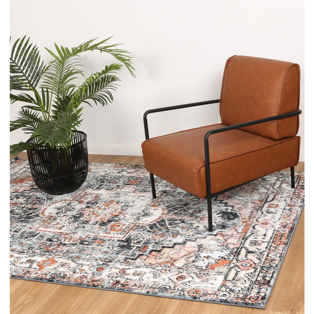Estate ESTA16 Charcoal Rug - 200x290 - Home & Garden