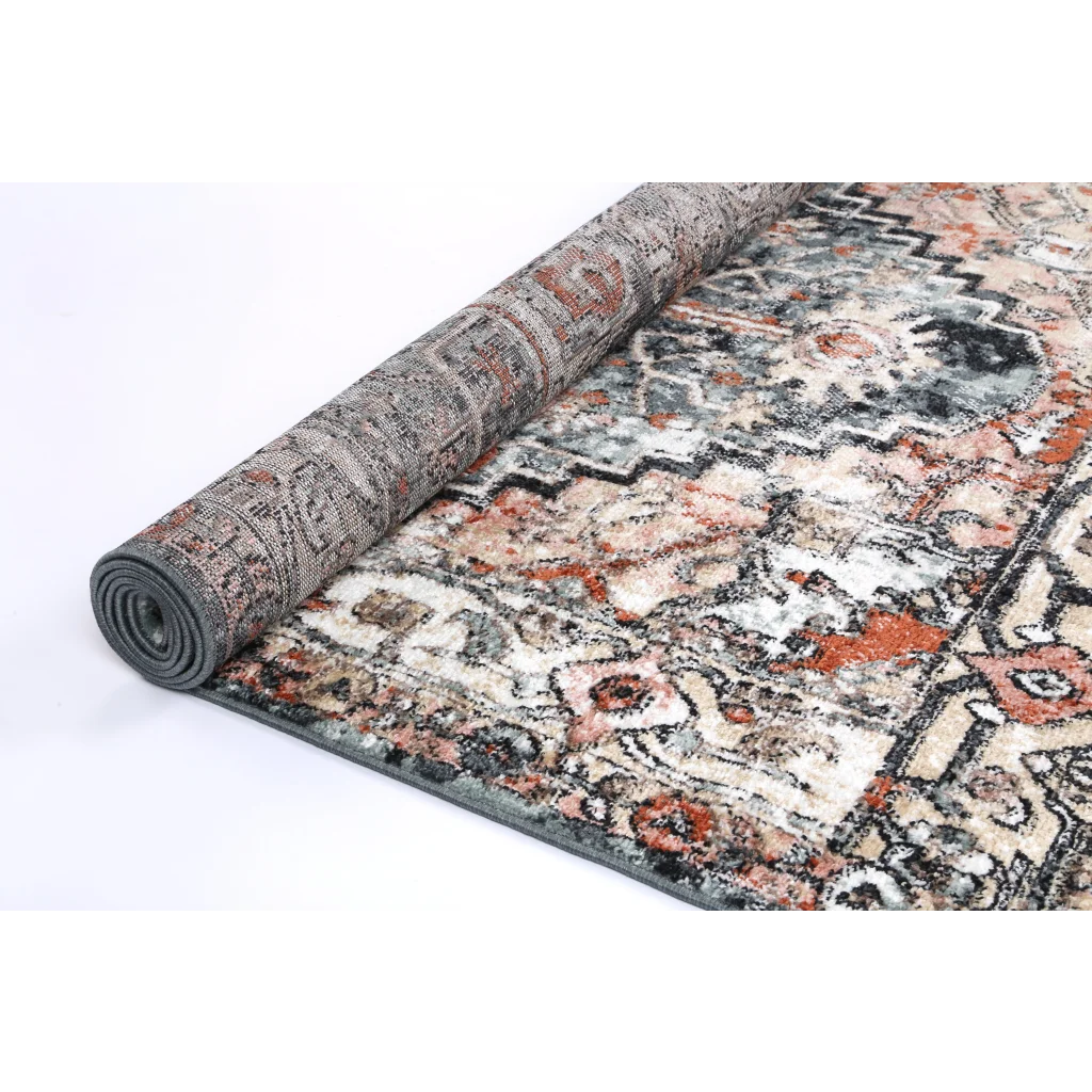 Estate ESTA16 Charcoal Rug - 200x290 - Home & Garden