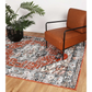 80x150 floor rug with estate terra pattern and woven pile