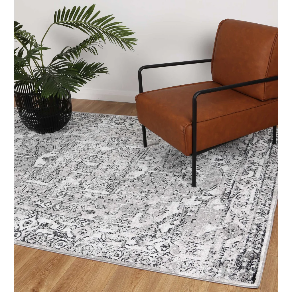 Estate ESTA19 Grey Rug - 80x150 - Home & Garden