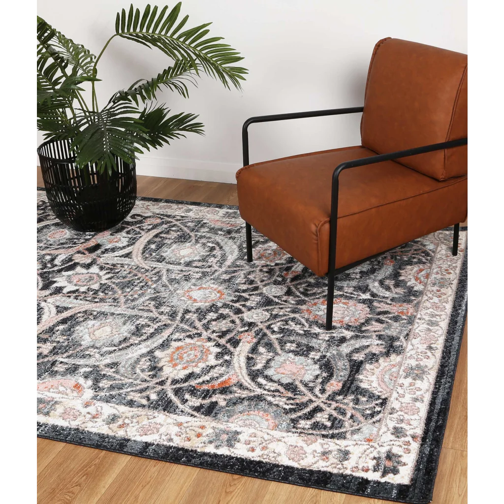 Estate ESTA20 Charcoal Rug - 160x230 - Home & Garden