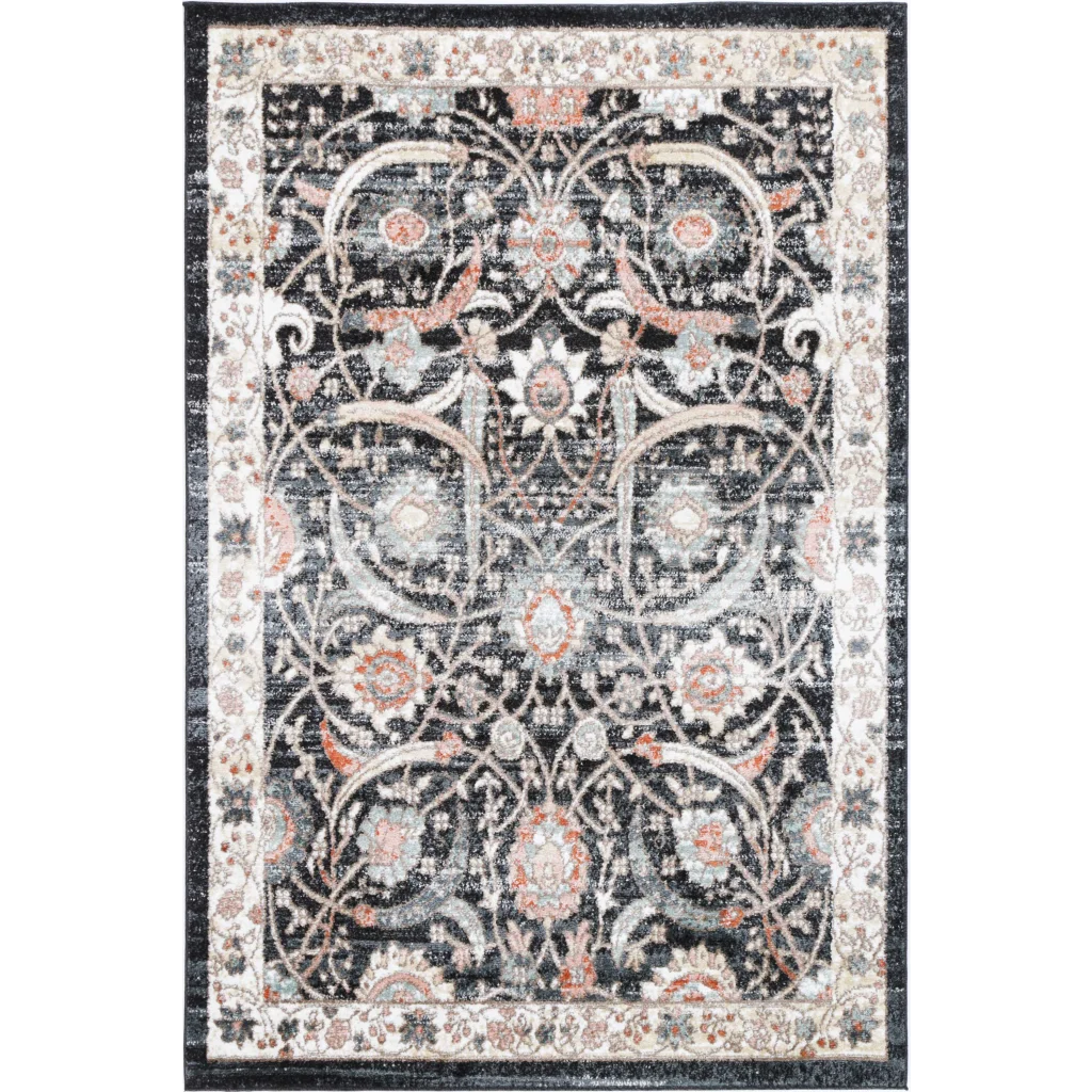 Estate ESTA20 Charcoal Rug - 160x230 - Home & Garden