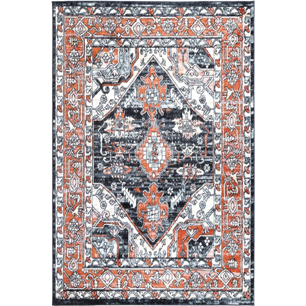 Estate Rug ESTA01 Black 240x330 - Home & Garden