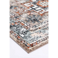 Beige 80x150 floor rug with patterned floor design