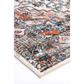 Beige 80x150 floor rug with patterned floor design