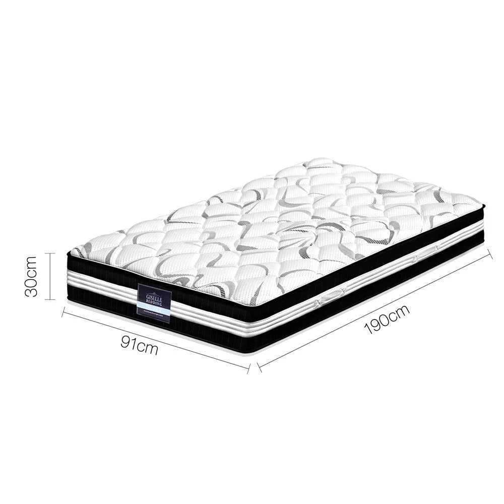 Euro Spring Foam Mattress Bedding Single Size - Mattresses