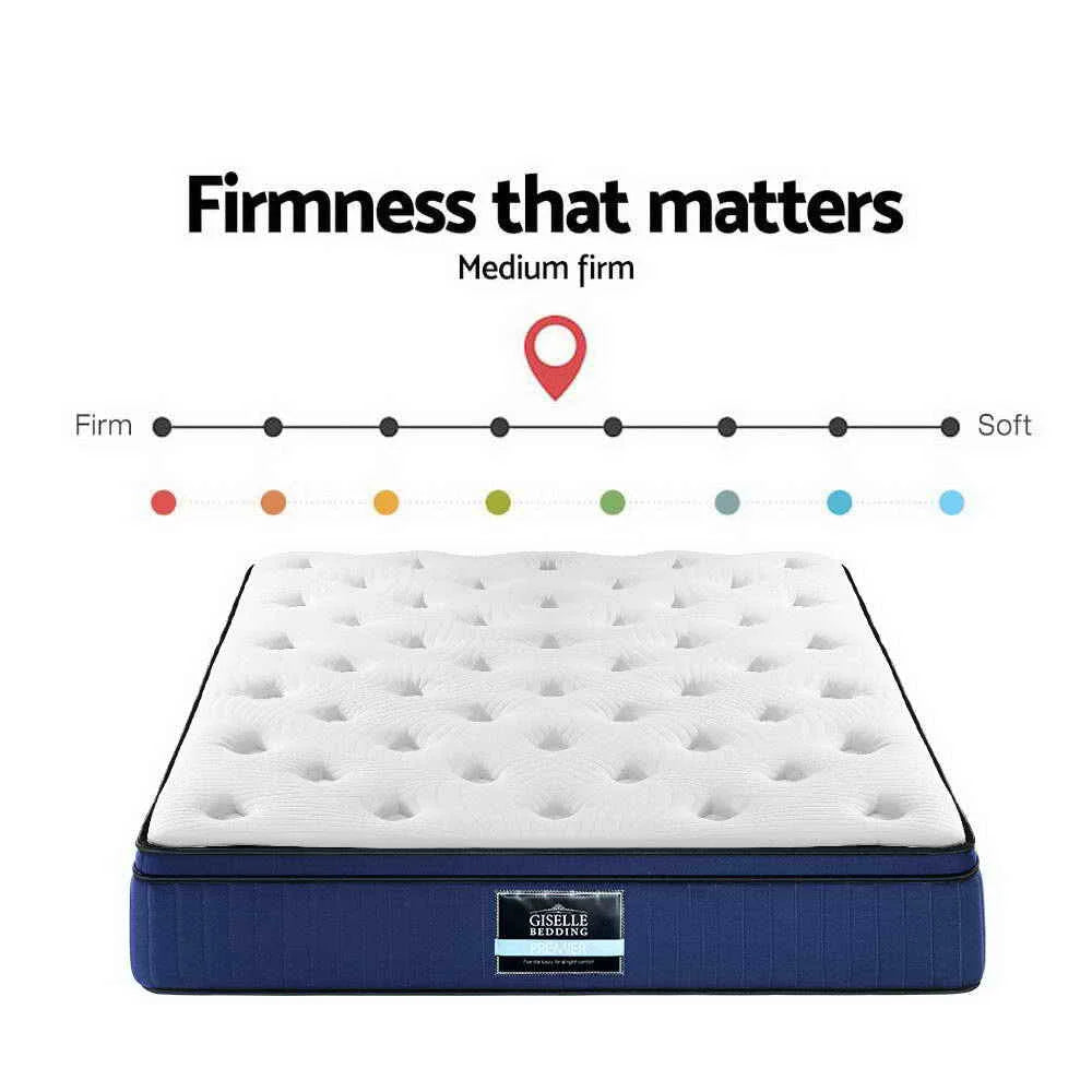 Euro Top Cool Gel Pocket Spring Mattress Bedding Franky