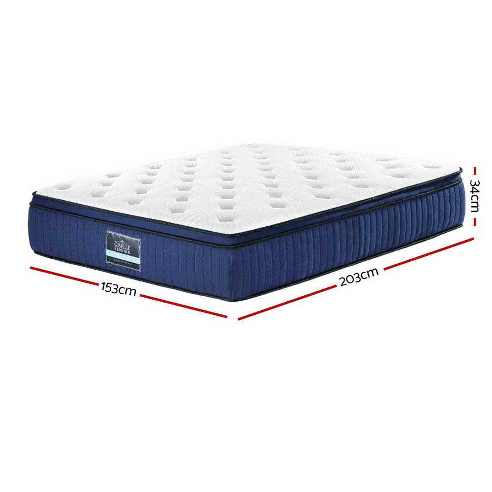 Euro Top Cool Gel Pocket Spring Mattress Bedding Franky