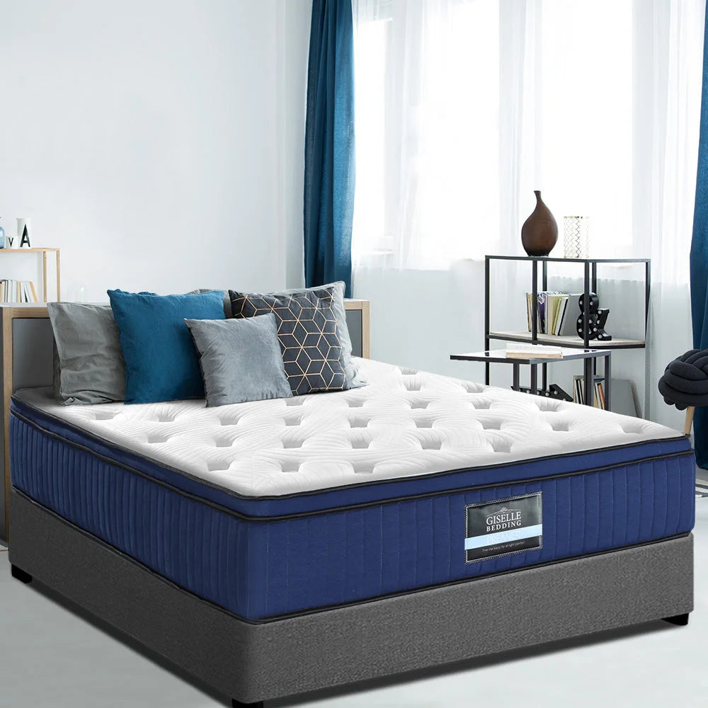 Euro Top Cool Gel Pocket Spring Mattress Bedding Franky