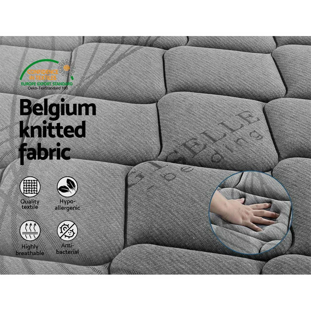 Euro Top Pocket Spring Mattress Bedding Wendell 22cm Thick