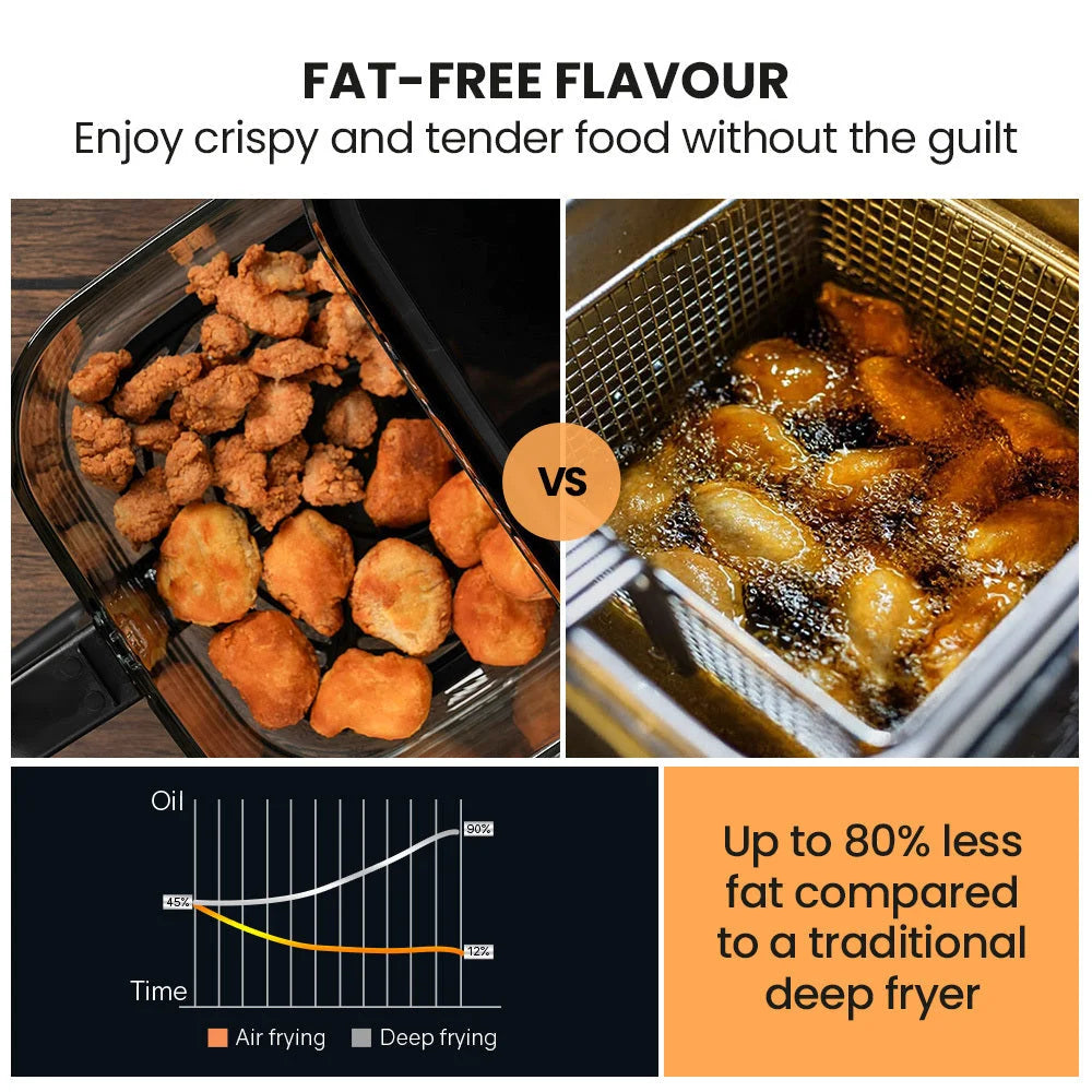 EUROCHEF 6.5L Air Fryer Electric Digital Airfryer