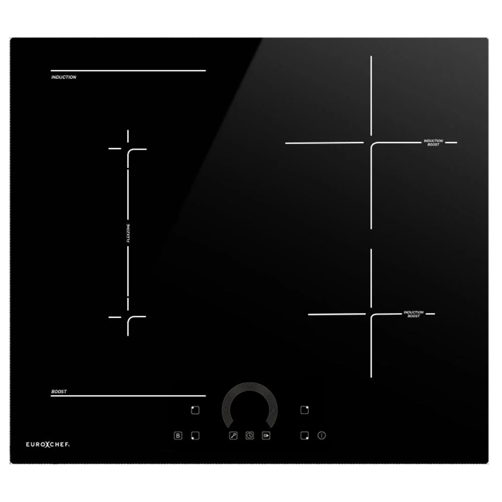 EUROCHEF 60cm 4 Zone Induction Cooktop 7200W Electric