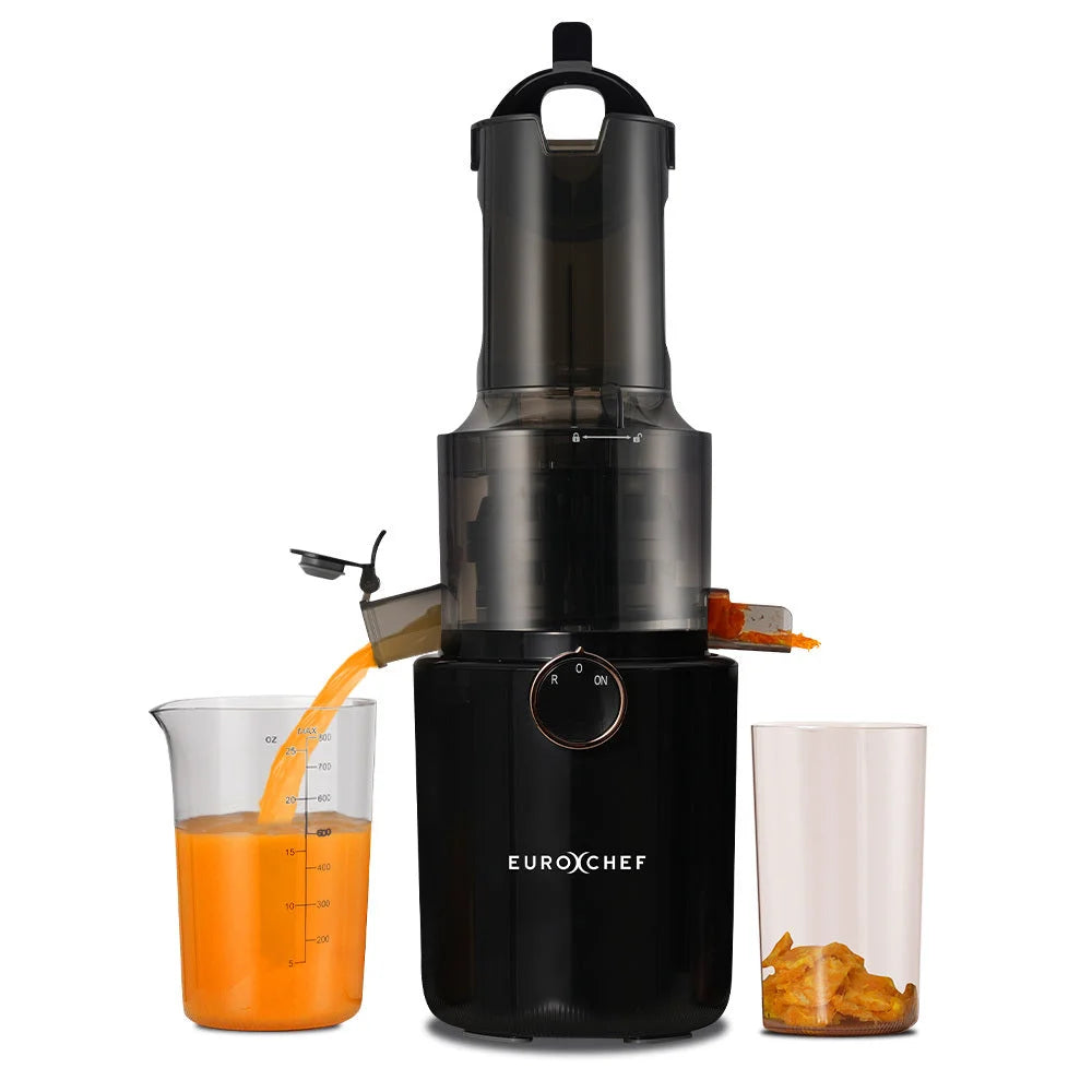 EUROCHEF Cold Press Slow Juicer Machine Large Chute 200W