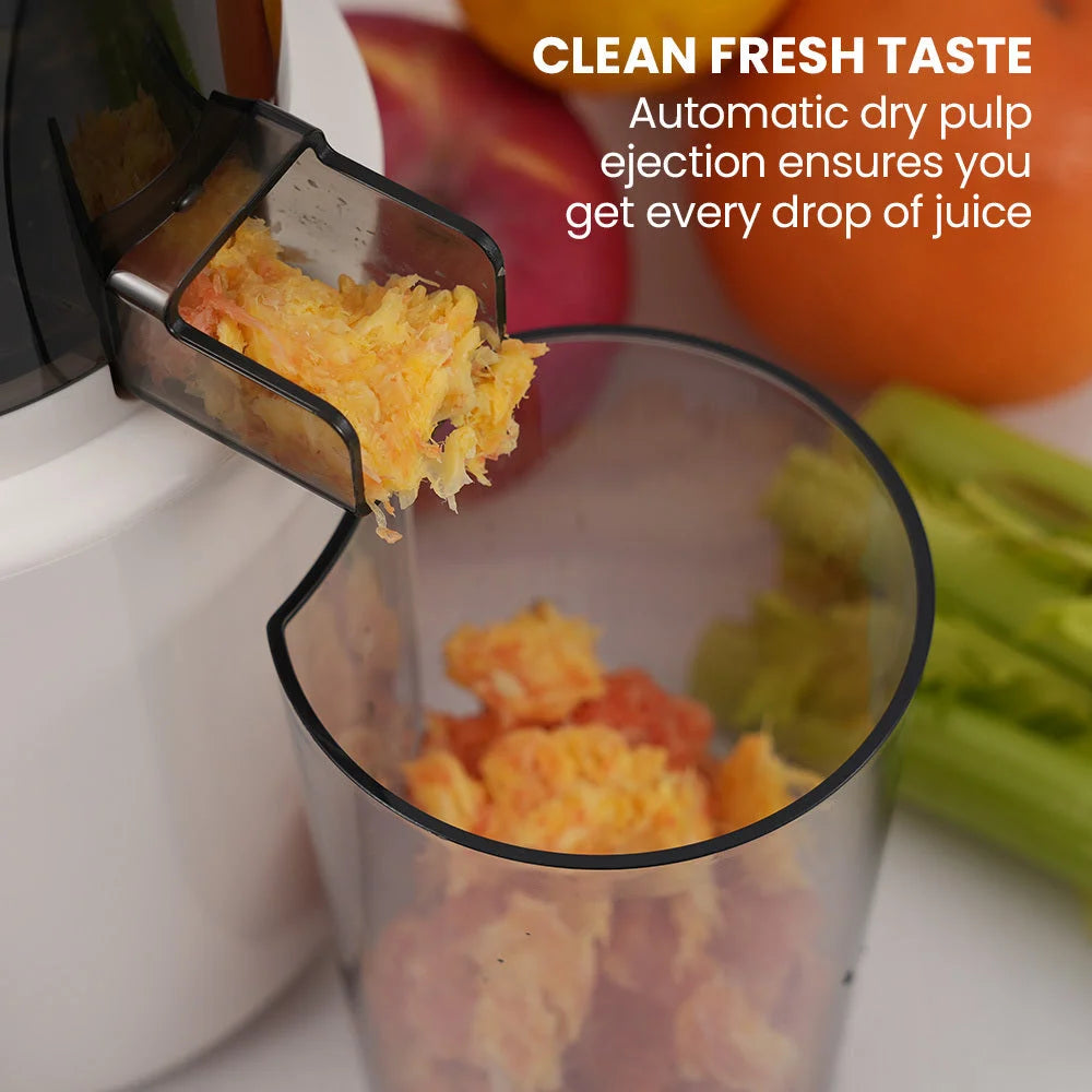 EUROCHEF Cold Press Slow Juicer Machine Large Chute 200W