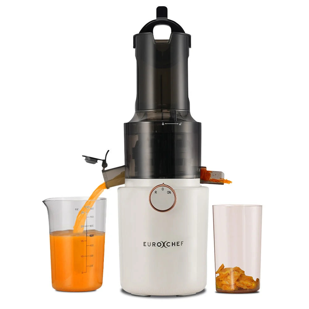 EUROCHEF Cold Press Slow Juicer Machine Large Chute 200W