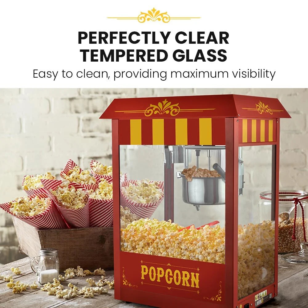 EUROCHEF Commercial Electric Popcorn Maker Machine Pop Corn Popper