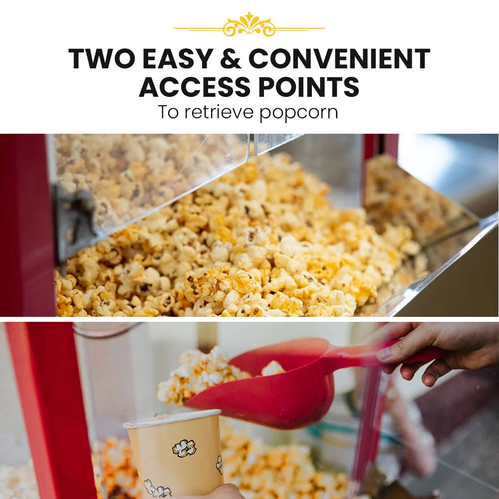 EUROCHEF Commercial Electric Popcorn Maker Machine Pop Corn