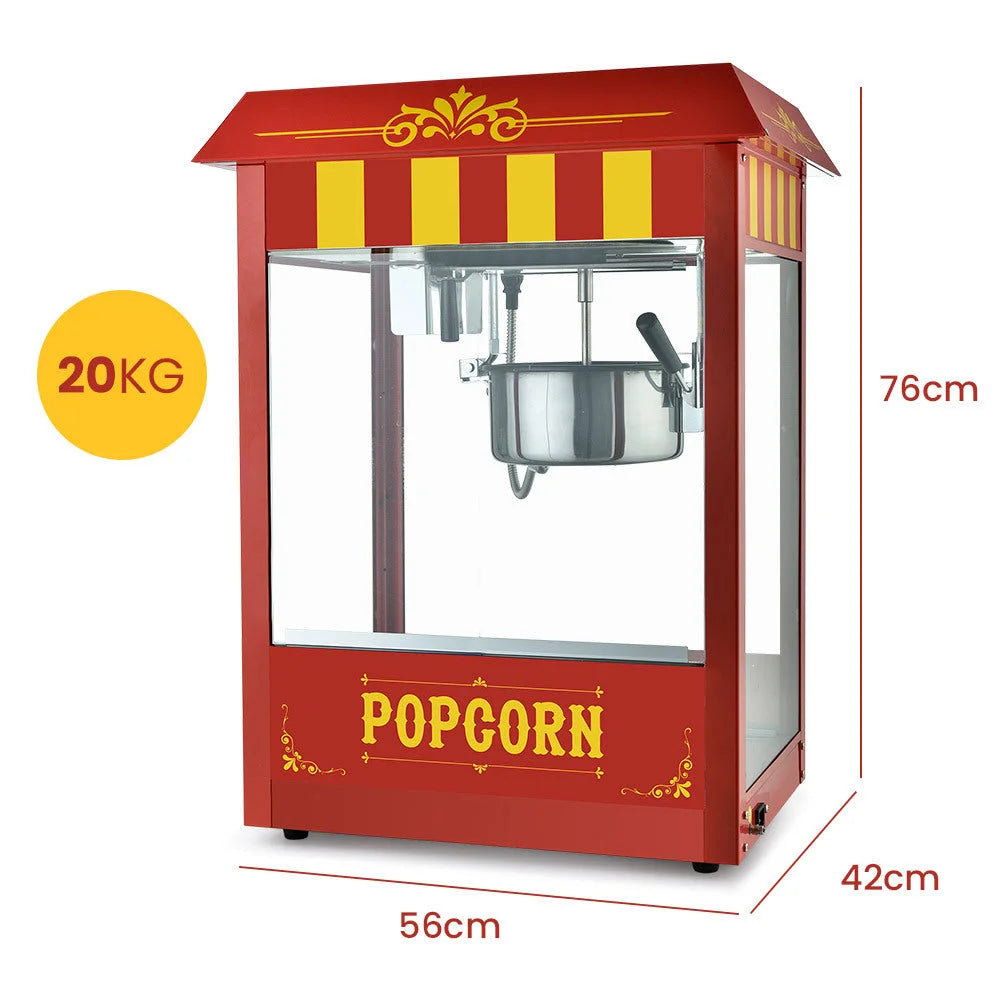 EUROCHEF Commercial Electric Popcorn Maker Machine Pop Corn