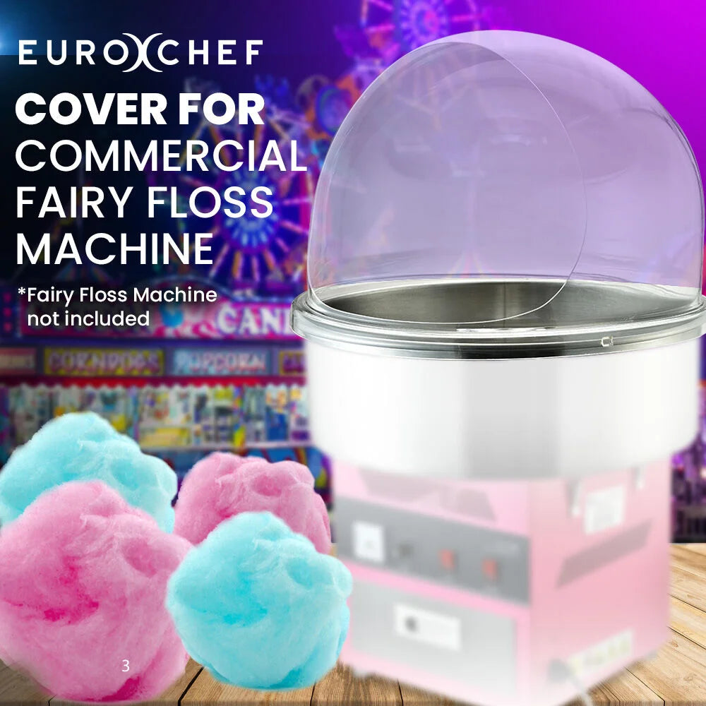EUROCHEF Commercial Fairy Floss Cotton Candy Maker Machine