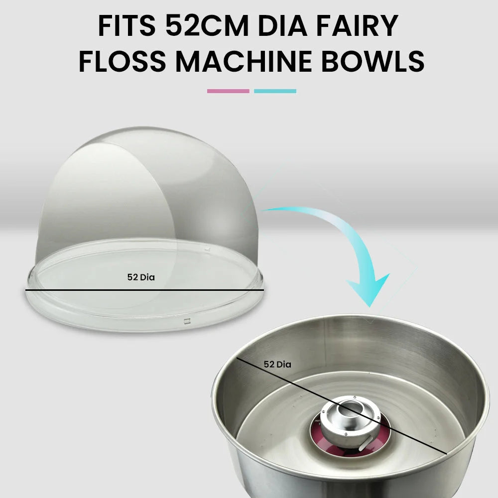 EUROCHEF Commercial Fairy Floss Cotton Candy Maker Machine