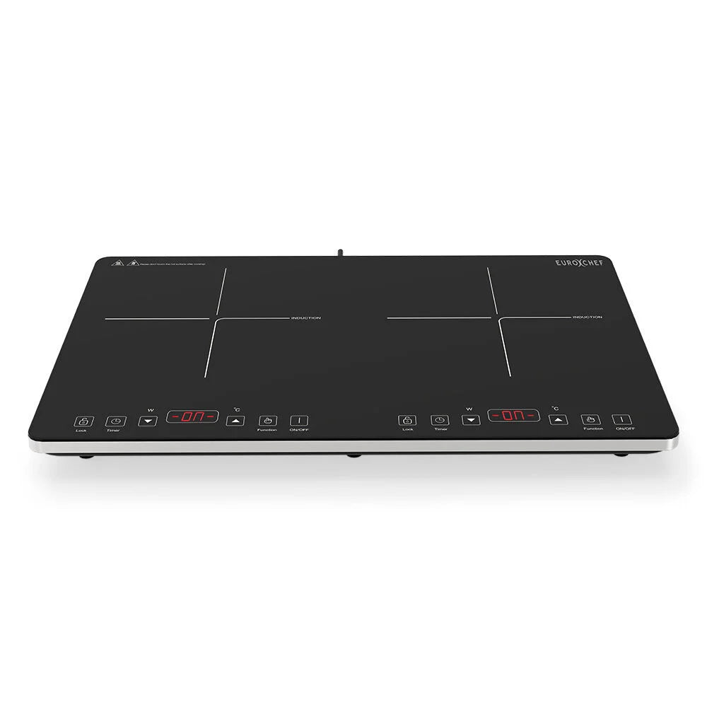 EUROCHEF Double Induction Cooktop 9 Heat Levels Fast