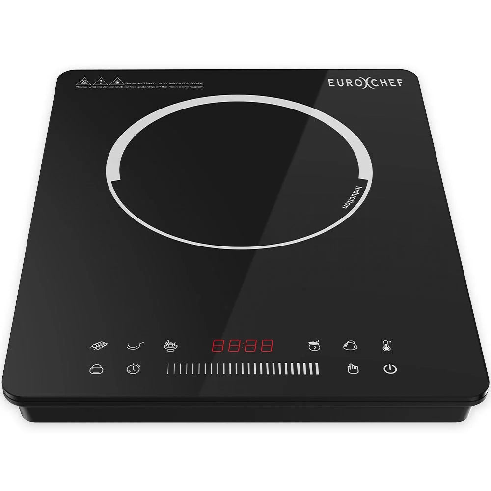 EUROCHEF Induction Cooktop 2000W 9 Heat Levels Fast