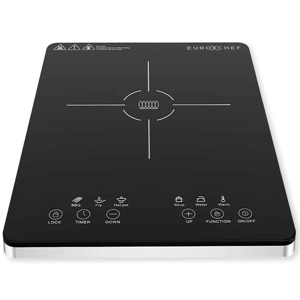 EUROCHEF Induction Cooktop 2000W 9 Heat Levels Fast