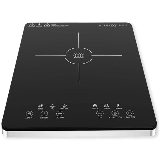 EUROCHEF Induction Cooktop 2000W 9 Heat Levels Fast