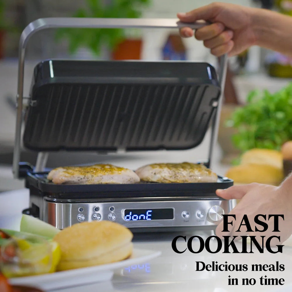 EUROCHEF Smart Multi Contact Grill Sandwich Press Panini