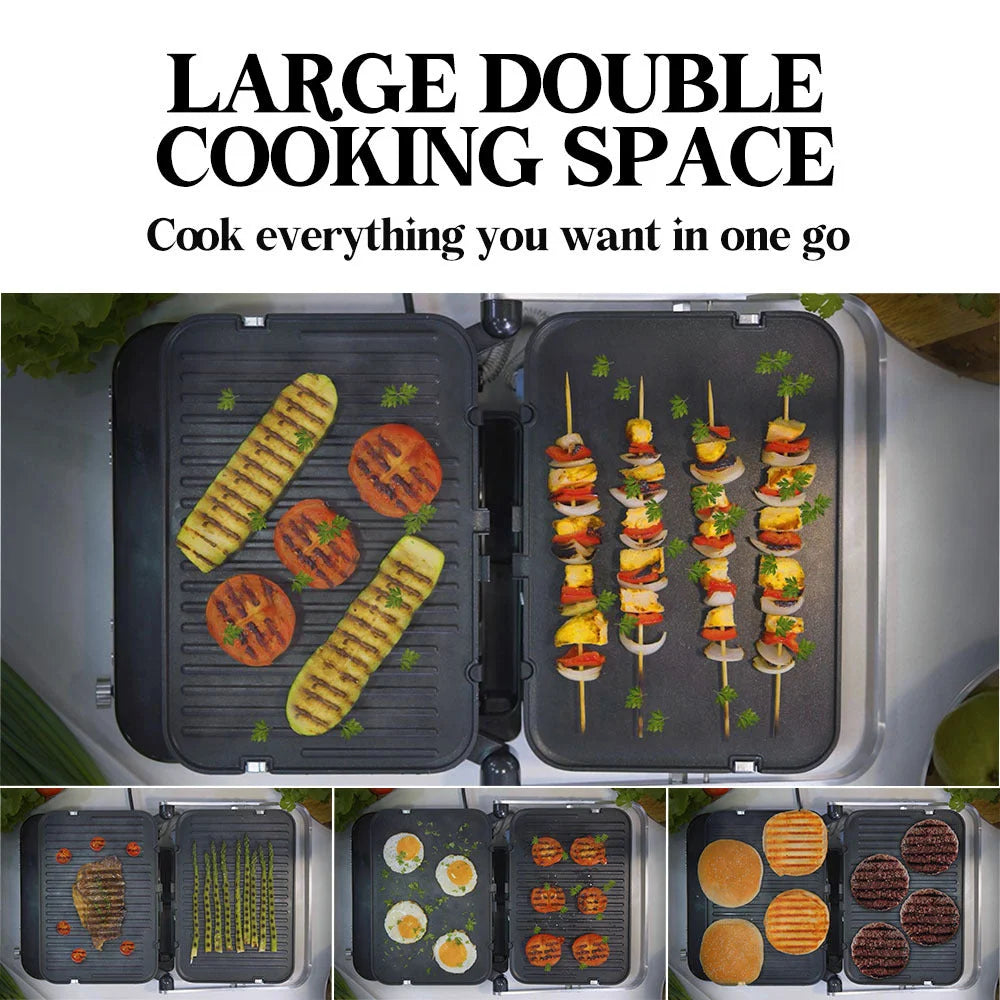 EUROCHEF Smart Multi Contact Grill Sandwich Press Panini