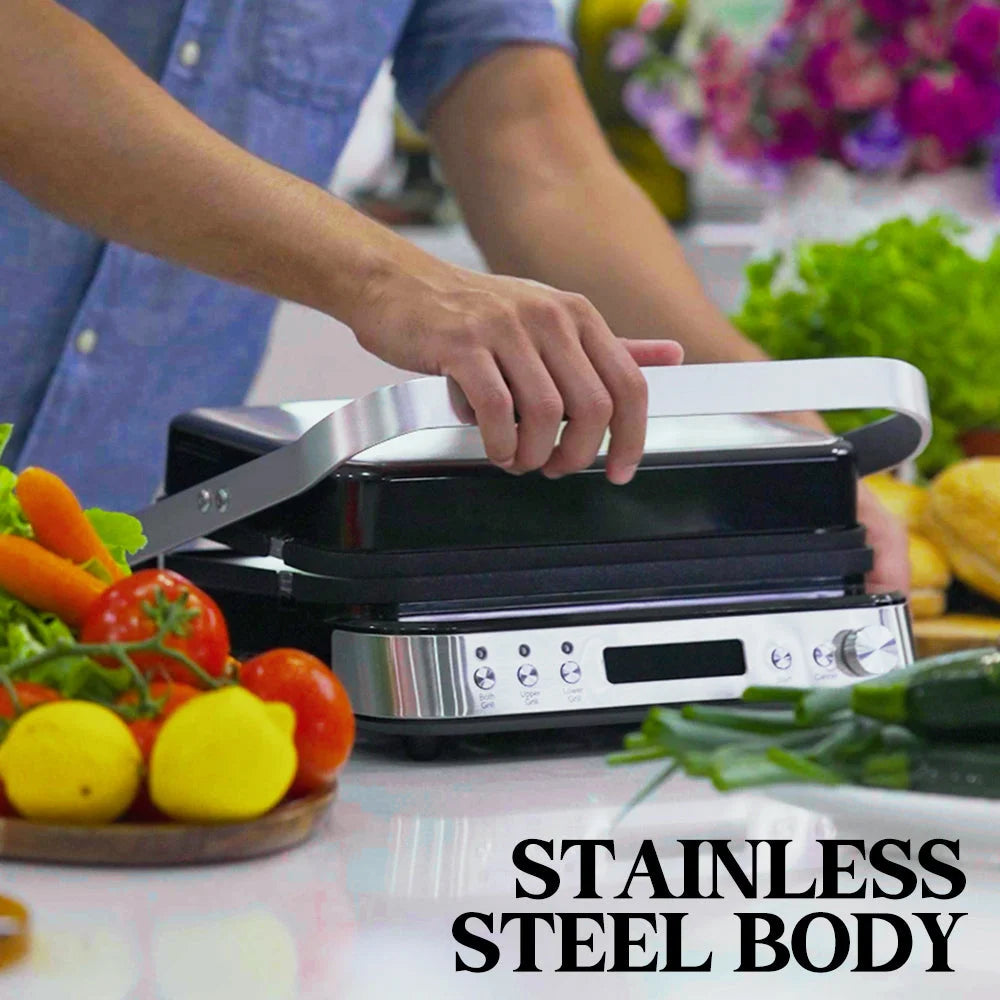 EUROCHEF Smart Multi Contact Grill Sandwich Press Panini