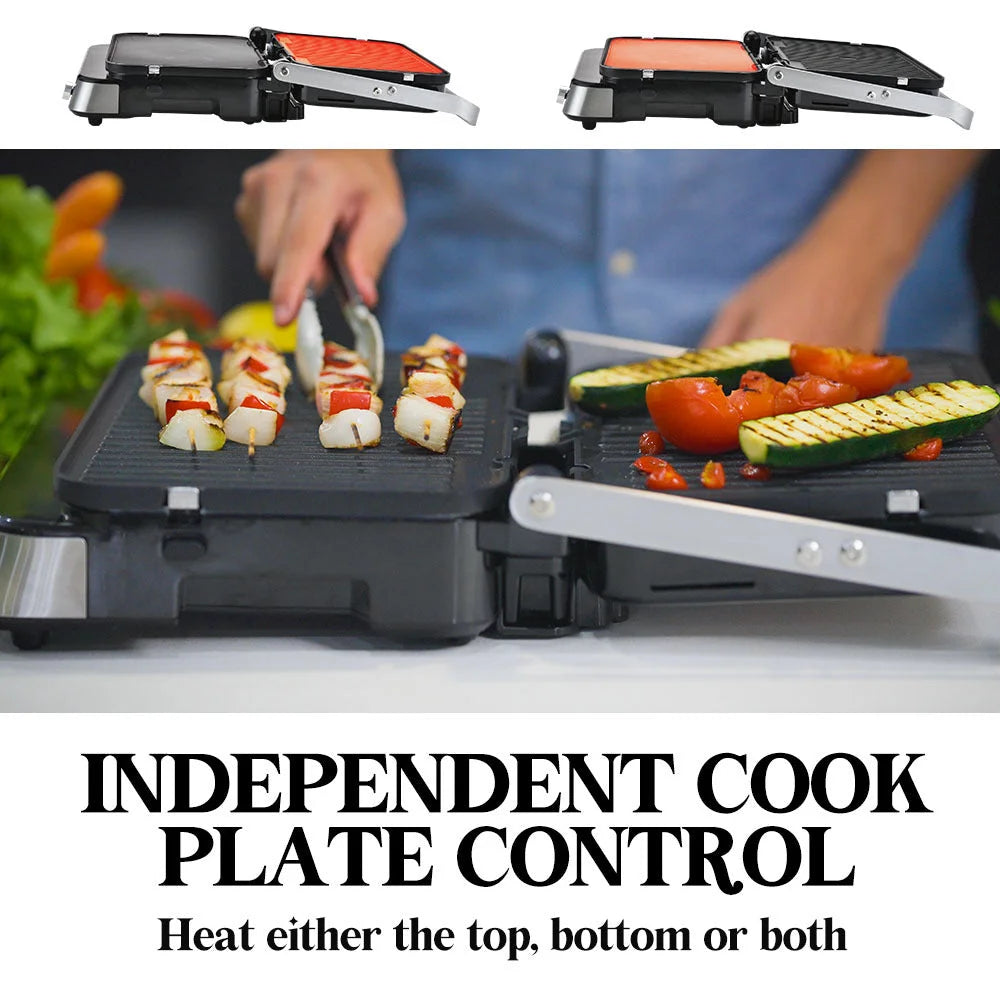 EUROCHEF Smart Multi Contact Grill Sandwich Press Panini